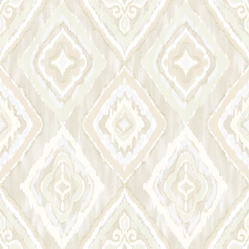 Wallpaper, white, beige, fabric imitation, AU41401, Aurelia, Prestige Wallcoverings