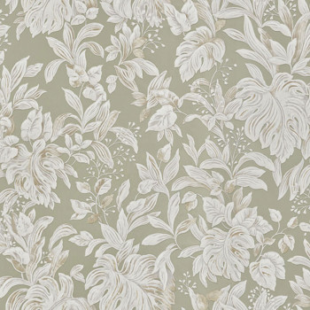 Non-woven wallpaper natural pattern, leaves Z46052, Trussardi 6, Zambaiti Parati