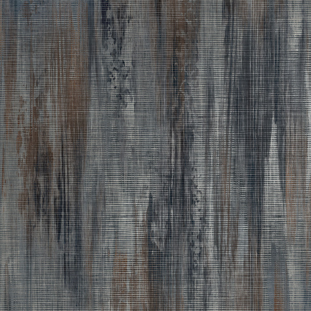 Luxury wallpaper, blue, silver, old wood imitation, 140105, Abigail Ahern vol.1