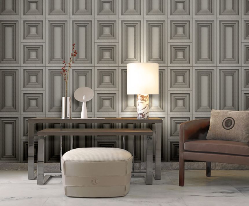 3D wallpaper, imitation of wall tiling Z46025, Trussardi 6, Zambaiti Parati