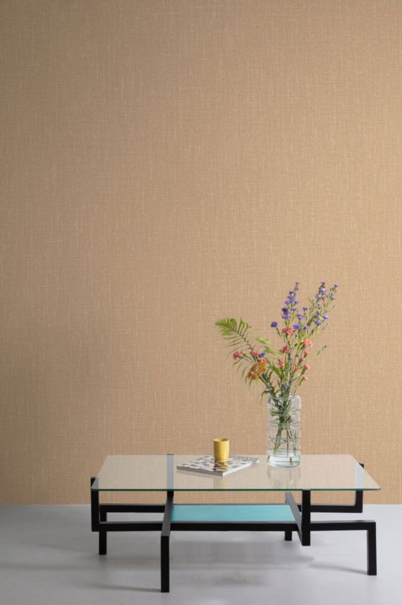 Wallpaper, brown-beige, textured fabric look, KE1003, Keen, Grandeco