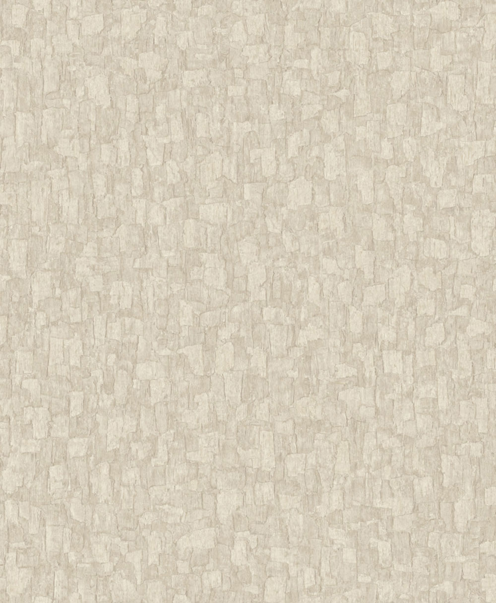 Wallpaper, cream, tree bark effect, SF1001, Surfaces, Grandeco