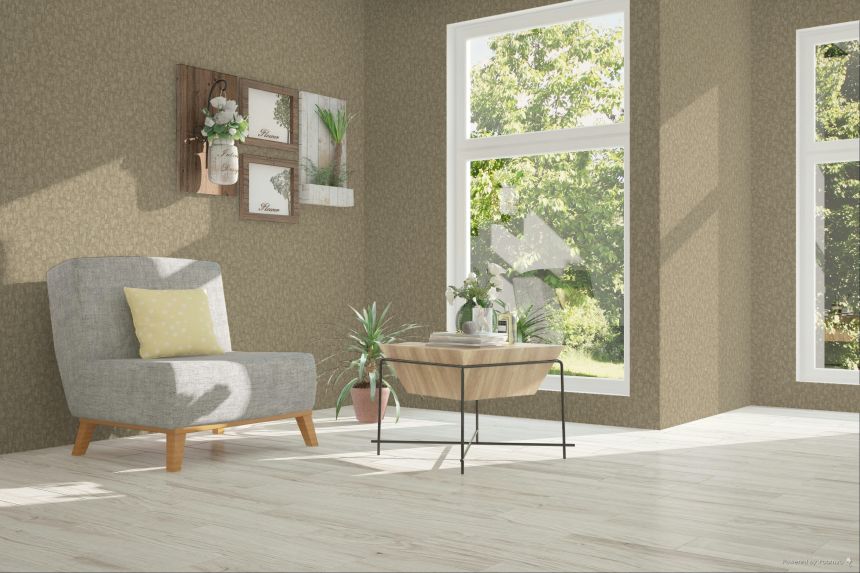 Wallpaper, brown-beige, tree bark effect, SF1006, Surfaces, Grandeco