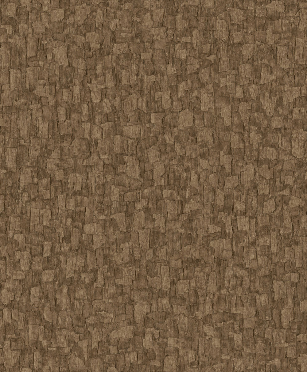 Wallpaper, dark brown, tree bark effect, SF1009, Surfaces, Grandeco