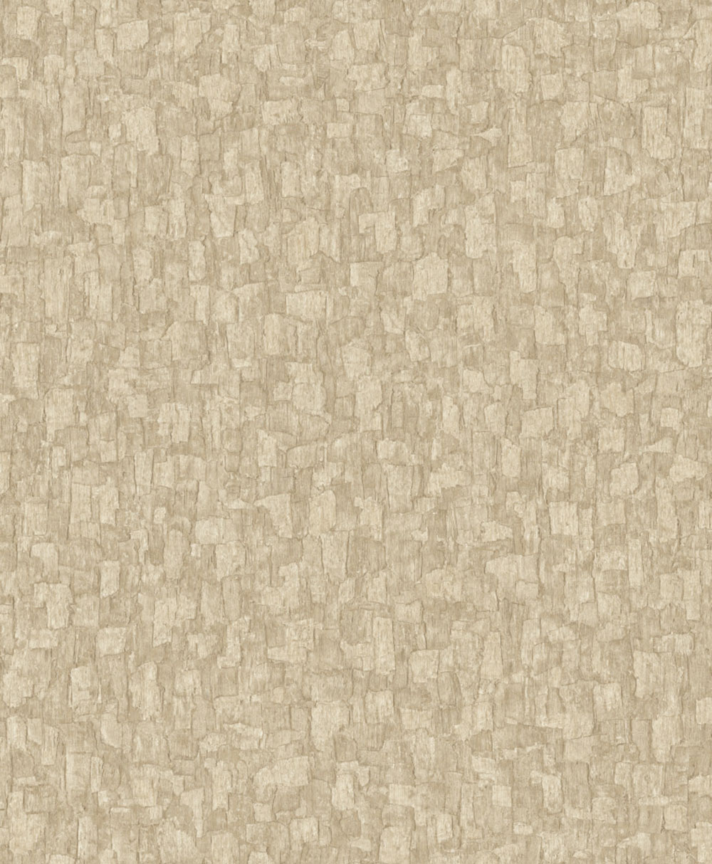 Wallpaper, light beige, tree bark effect, SF1013, Surfaces, Grandeco