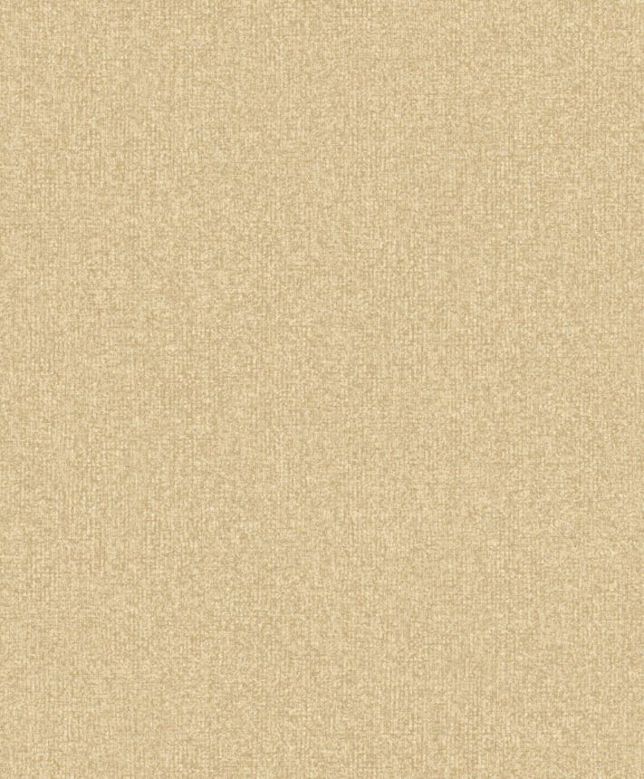 Wallpaper, yellow-beige, mottled fabric effect, SF1117, Surfaces, Grandeco