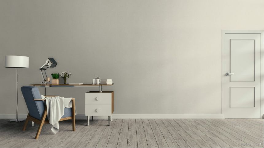 Wallpaper, white, coarse fabric effect, SF1201, Surfaces, Grandeco