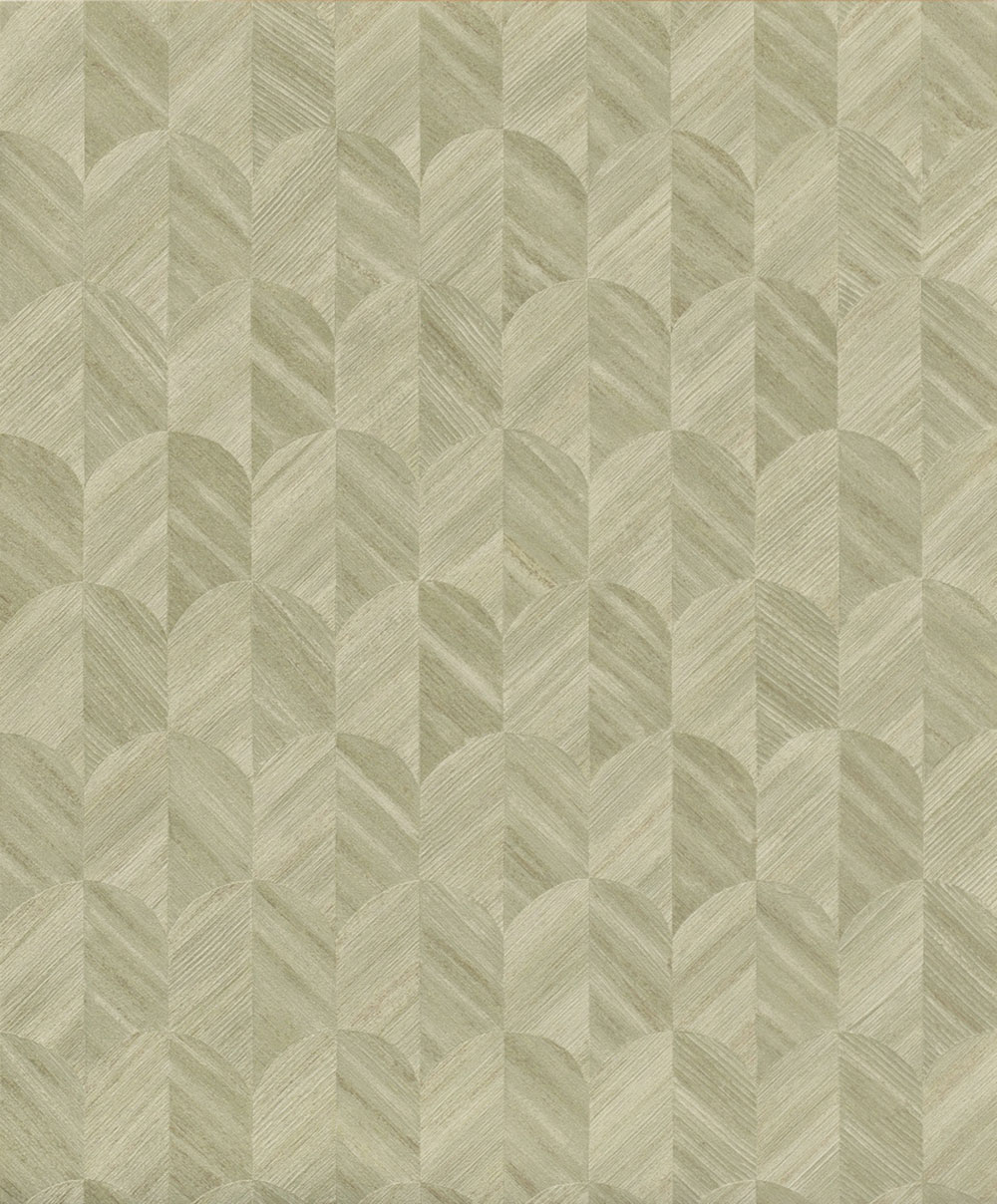 Wallpaper, grey-green, graphic pattern, SF3208, Surfaces, Grandeco