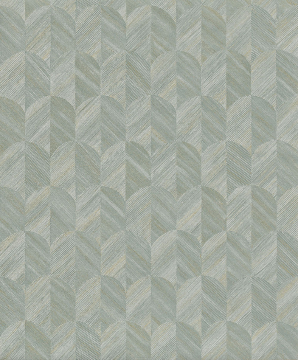 Wallpaper, turquoise, graphic pattern, SF3212, Surfaces, Grandeco