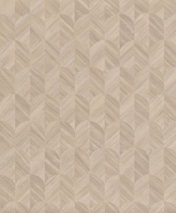 Wallpaper, beige-grey, graphic pattern, SF3214, Surfaces, Grandeco
