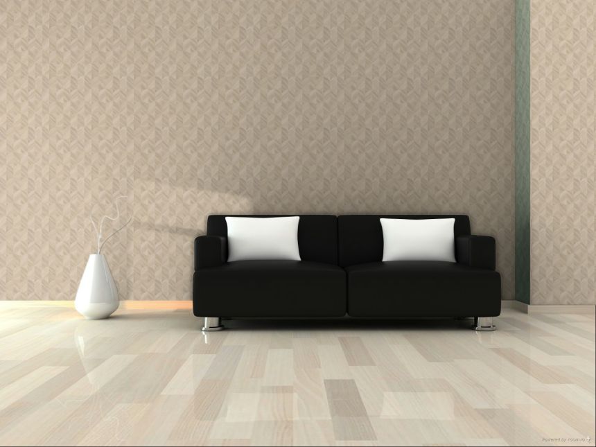 Wallpaper, beige-grey, graphic pattern, SF3214, Surfaces, Grandeco