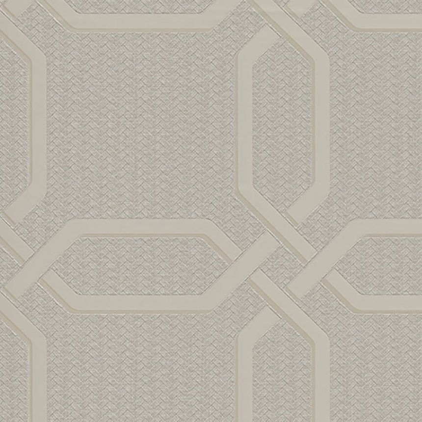 Luxury geometric non-woven wallpaper Z21107, Metropolis, Zambaiti Parati