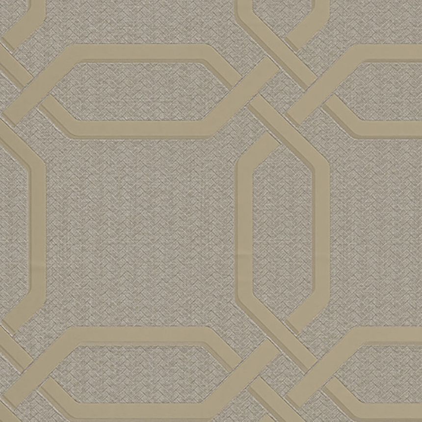 Luxury geometric non-woven wallpaper Z21106, Metropolis, Zambaiti Parati