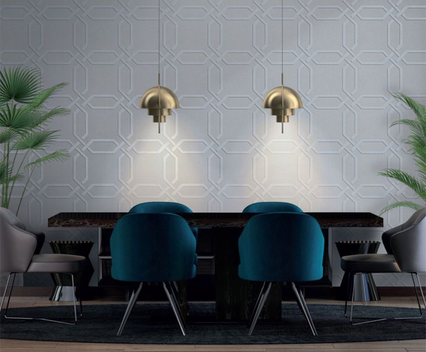 Luxury geometric non-woven wallpaper Z21103, Metropolis, Zambaiti Parati