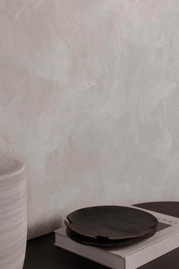 Wallpaper, brown-grey, stucco effect, CO3010, Concept, Grandeco