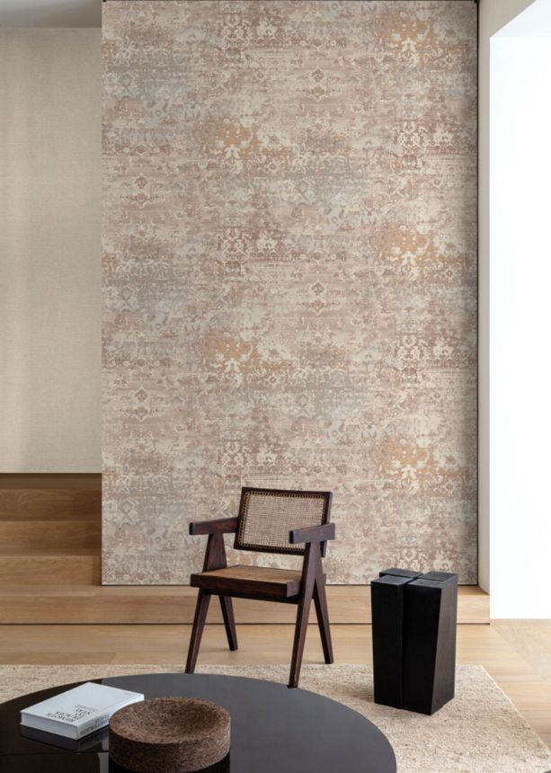 Wallpaper, grey-brown, vintage ornaments, CO3102, Concept, Grandeco
