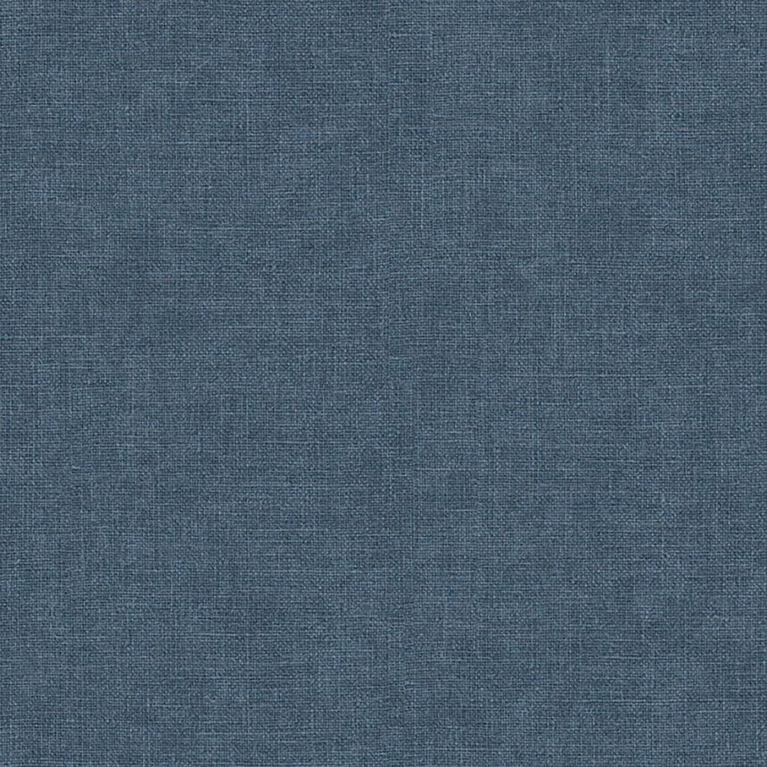 Dark blue non-woven wallpaper, fabric imitation FT221270, Fabric Touch, Design ID