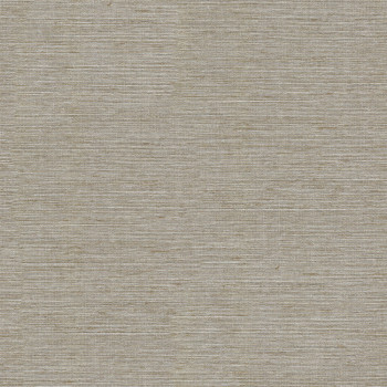Brown-gray non-woven wallpaper with a fabric structure 45262, Feeling, Emiliana
