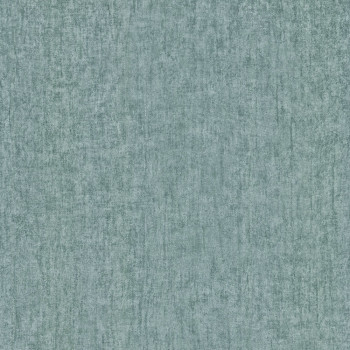 Non-woven wallpaper with a fabric texture, turquoise melange 45256, Feeling, Emiliana