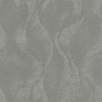 Gray-silver non-woven wallpaper with a fine structure 45249, Feeling, Emiliana