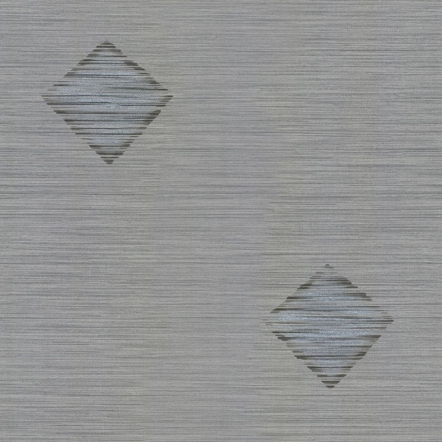 Gray-silver geometric design wallpaper 45212, Feeling, Emiliana