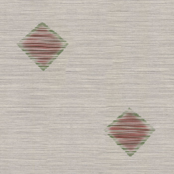 Geometric design wallpaper, fabric texture 45210, Feeling, Emiliana