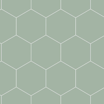 Green geometric pattern wallpaper 139227, Art Deco, Esta