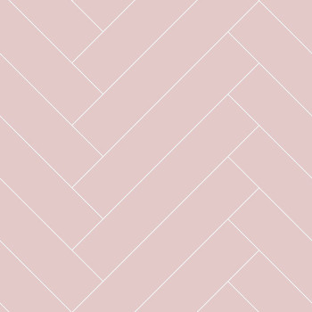 Non-woven wallpaper pink with a parquet pattern 139220, Art Deco, Esta