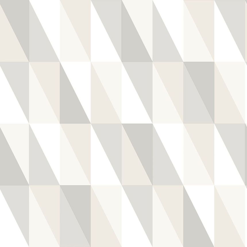 Non-woven wallpaper with triangles 138922, Little Bandits, Art Deco, Esta