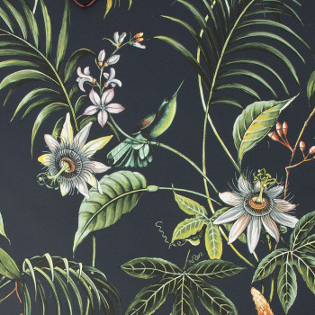 Non-woven wallpaper Flowers, Leaves and Birds 106976, Vavex 2022