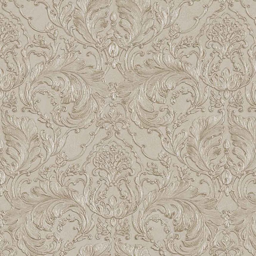 Luxury non-woven wallpaper Z64826, Baroque pattern, Elie Saab, Zambaiti Parati