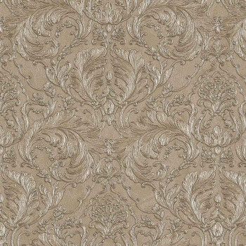 Luxury non-woven wallpaper Z64823, Baroque pattern, Elie Saab, Zambaiti Parati