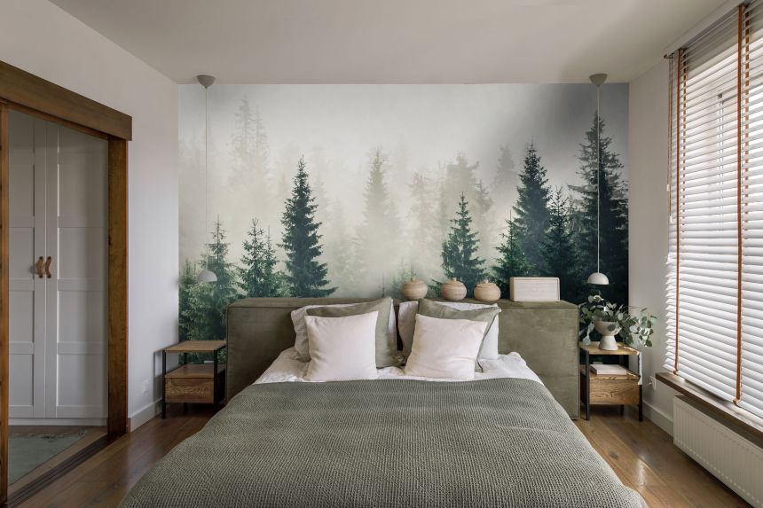 Custom Wall Mural, Coniferous Forest, 10185, Vavex