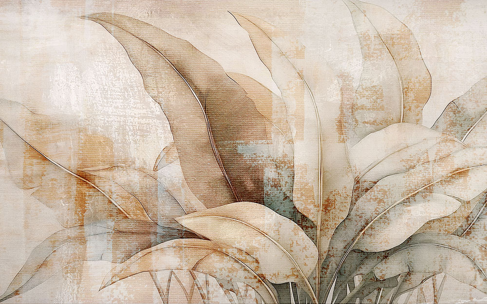 Custom Wall Mural, Leaves, 10191, Vavex