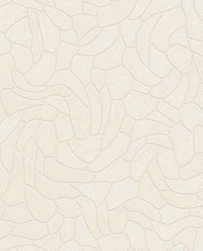 Geometric wallpaper, cream, stone, 363210, Calm Crafted, Eijffinger