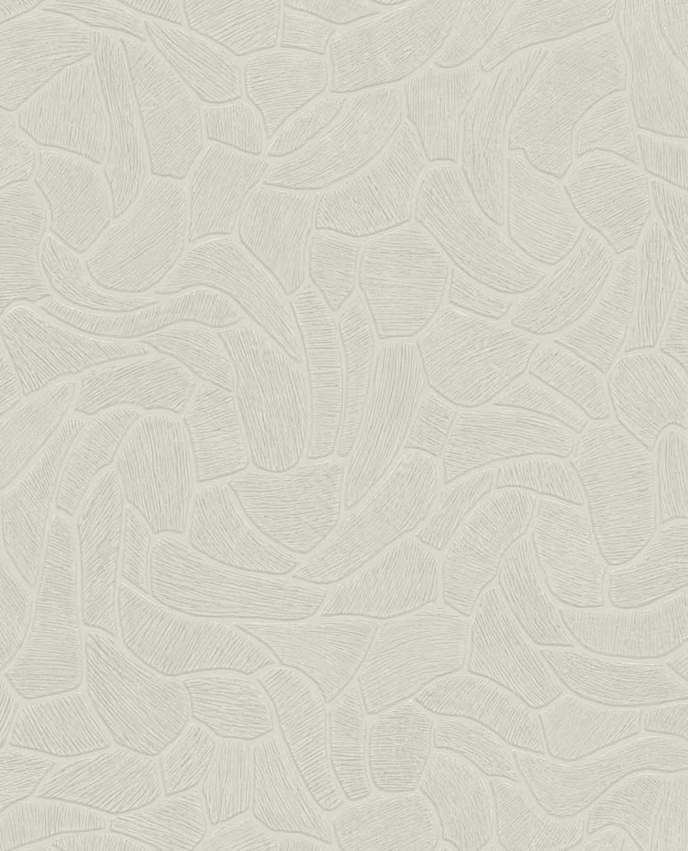 Geometric wallpaper, green-cream, stone, 363217, Calm Crafted, Eijffinger
