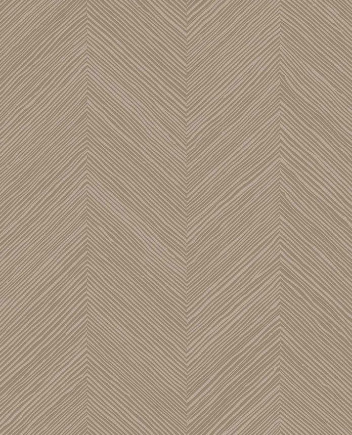 Geometric wallpaper, light brown, woven mat effect, 363235, Calm Crafted, Eijffinger