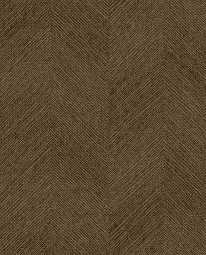 Geometric wallpaper, dark brown, woven mat effect, 363241, Calm Crafted, Eijffinger