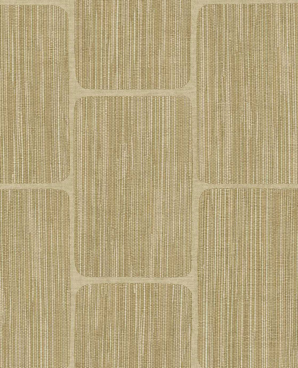 Geometric wallpaper, sandy yellow, 363251, Calm Crafted, Eijffinger