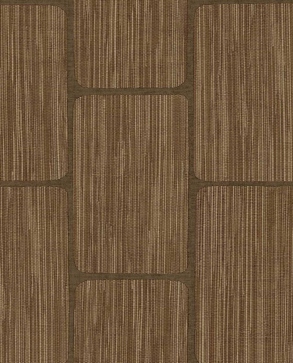 Geometric wallpaper, red-brown, 363256, Calm Crafted, Eijffinger