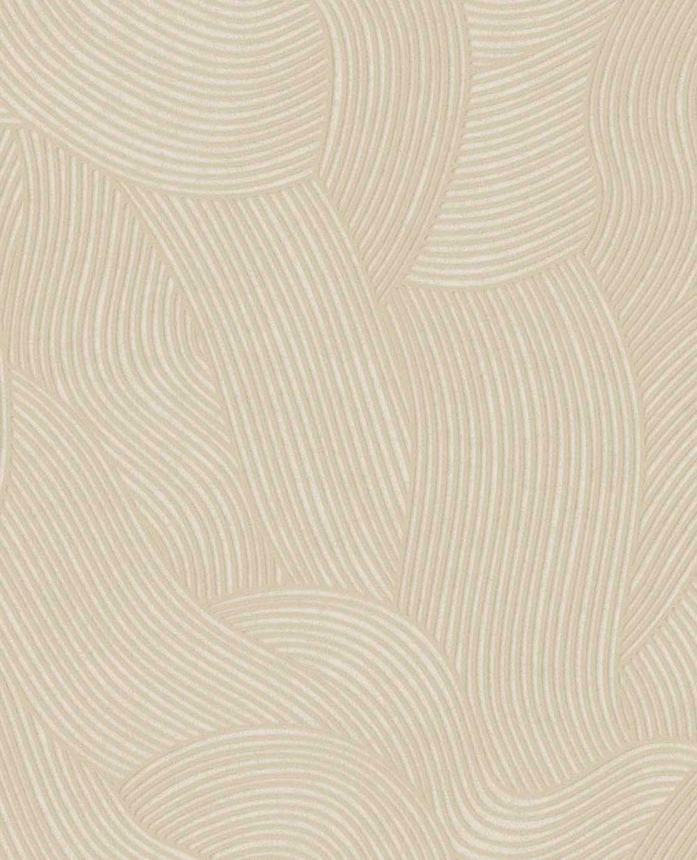 Wallpaper, beige, waves, 363273, Calm Crafted, Eijffinger