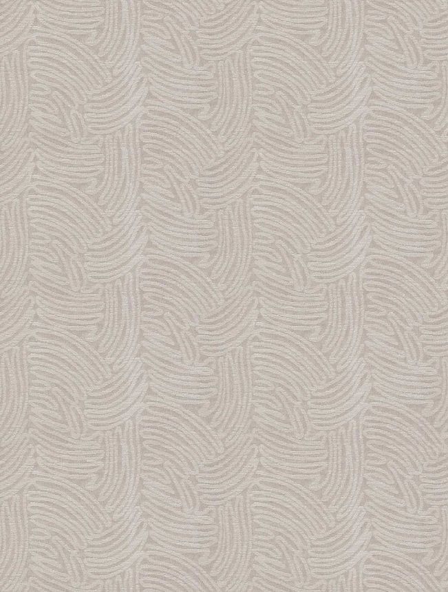 Mural wallpaper, beige-grey, knitted fabric effect, 363282, Calm Crafted, Eijffinger