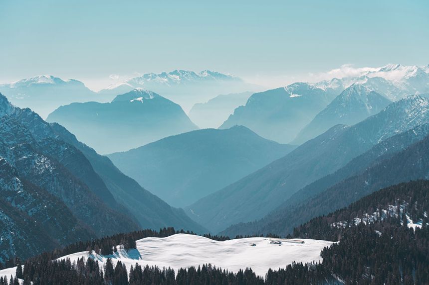 Custom Wall Murals, Mountain Panorama, 10214, Vavex