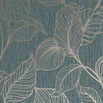 Luxury non-woven wallpaper with a vinyl surface, Leaves, 111301, Botanica, Vavex