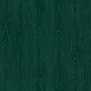 Non-woven wallpaper green metallic, imitation wood 347557, Matières - Wood, Origin