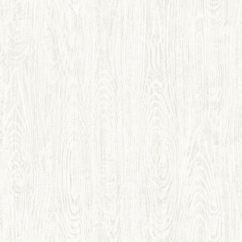 Metallic gray-cream non-woven wallpaper, imitation wood 347553, Matières - Wood, Origin