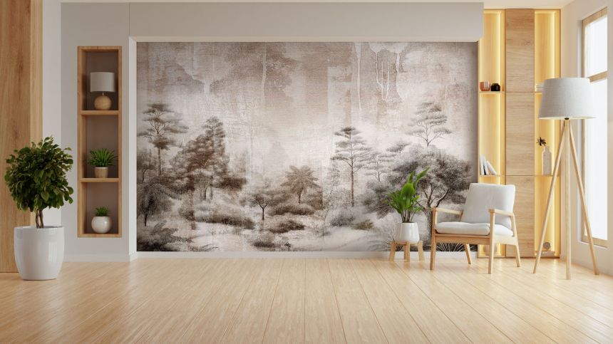 Custom wall murals, Painting, forest, trees, 10254, Vavex