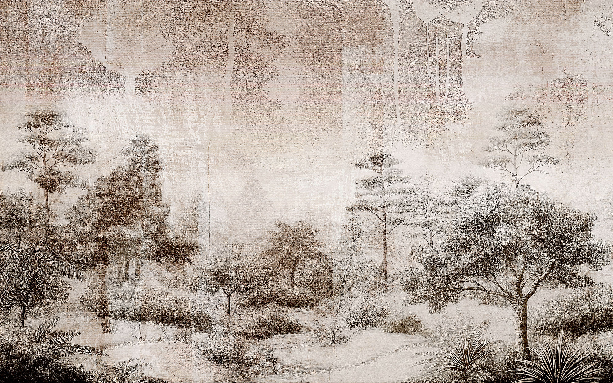 Custom wall murals, Painting, forest, trees, 10254, Vavex