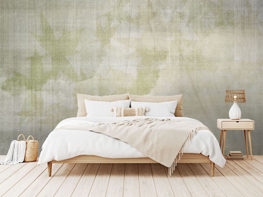 Custom wall murals, Canvas with delicate leaves, 10255, Vavex