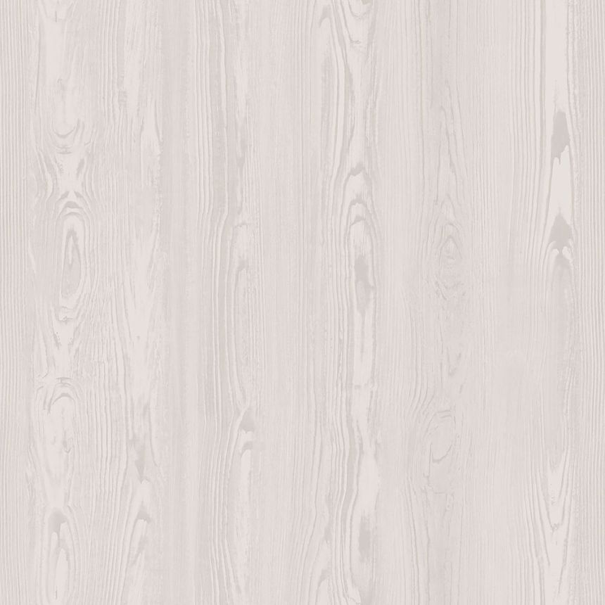 Metallic gray-beige non-woven wallpaper, wood imitation 347534, Matières - Wood, Origin
